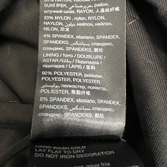 Black Bebe Halter Dress with Key hole & Jeweled Neck Choker Medium - Picture 12 of 13